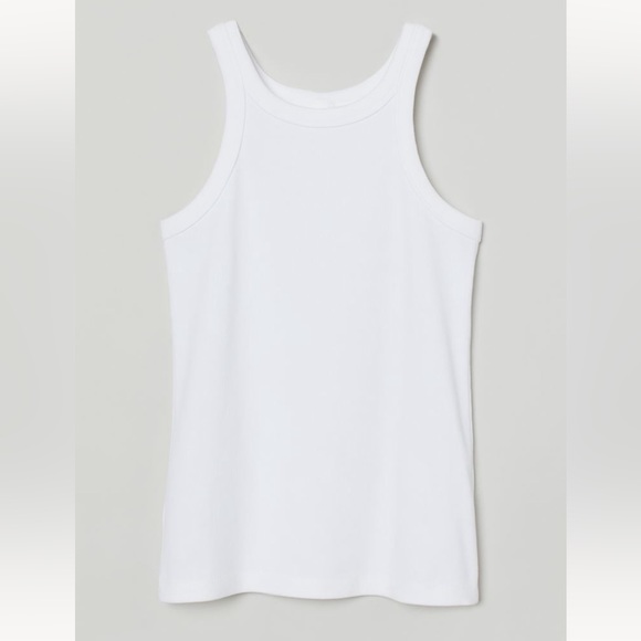 H&M Tops Hm Ribbed Tank Top Poshmark
